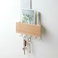 Magnetischer Schlüsselhalter - Stahl + Holz