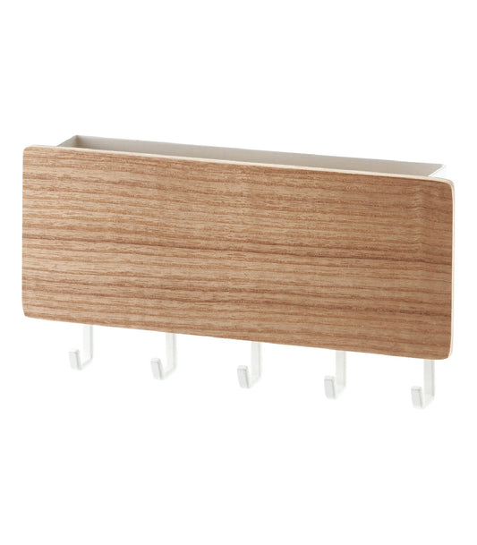Magnetischer Schlüsselhalter - Stahl + Holz