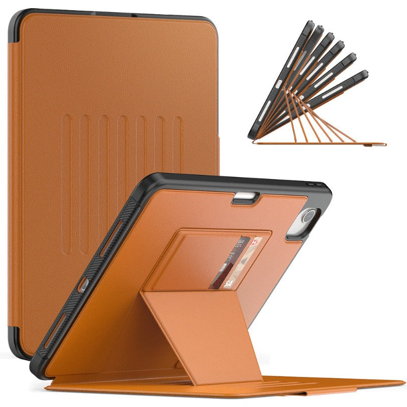 Frendorf | Magnetische Stand PU-Lederhülle mit Kartensteckplatz für iPad