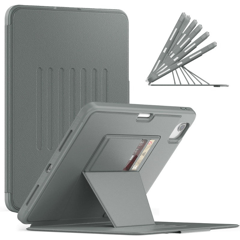 Frendorf | Magnetische Stand PU-Lederhülle mit Kartensteckplatz für iPad