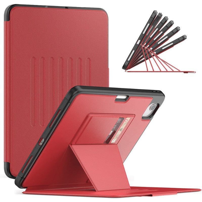 Frendorf | Magnetische Stand PU-Lederhülle mit Kartensteckplatz für iPad
