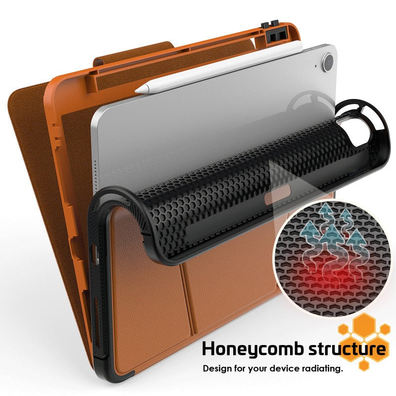 Frendorf | Magnetische Stand PU-Lederhülle mit Kartensteckplatz für iPad