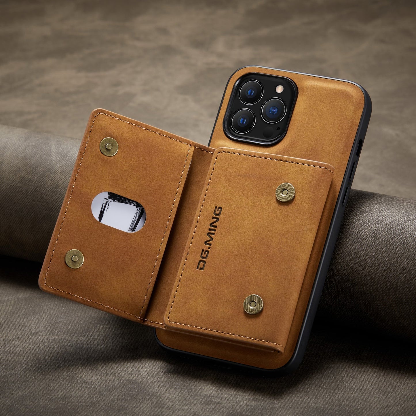 Frendorf | 2 in 1 abnehmbares Leder Wallet Case für iPhone