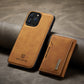 Frendorf | 2 in 1 abnehmbares Leder Wallet Case für iPhone