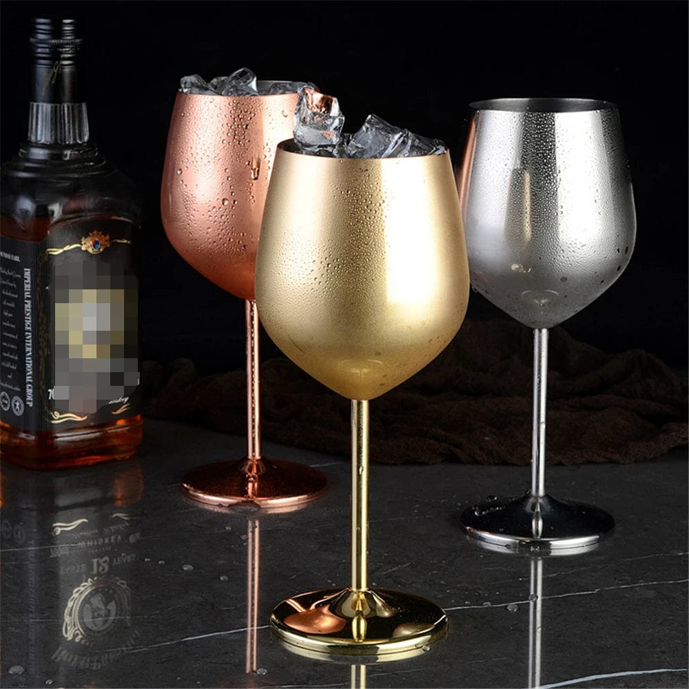 Edelstahl Weingoblet