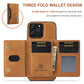 Frendorf | 2 in 1 abnehmbares Leder Wallet Case für iPhone