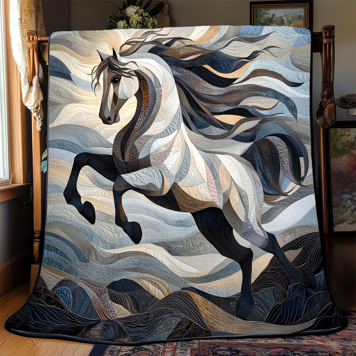 Majestic Horse Steppdecke