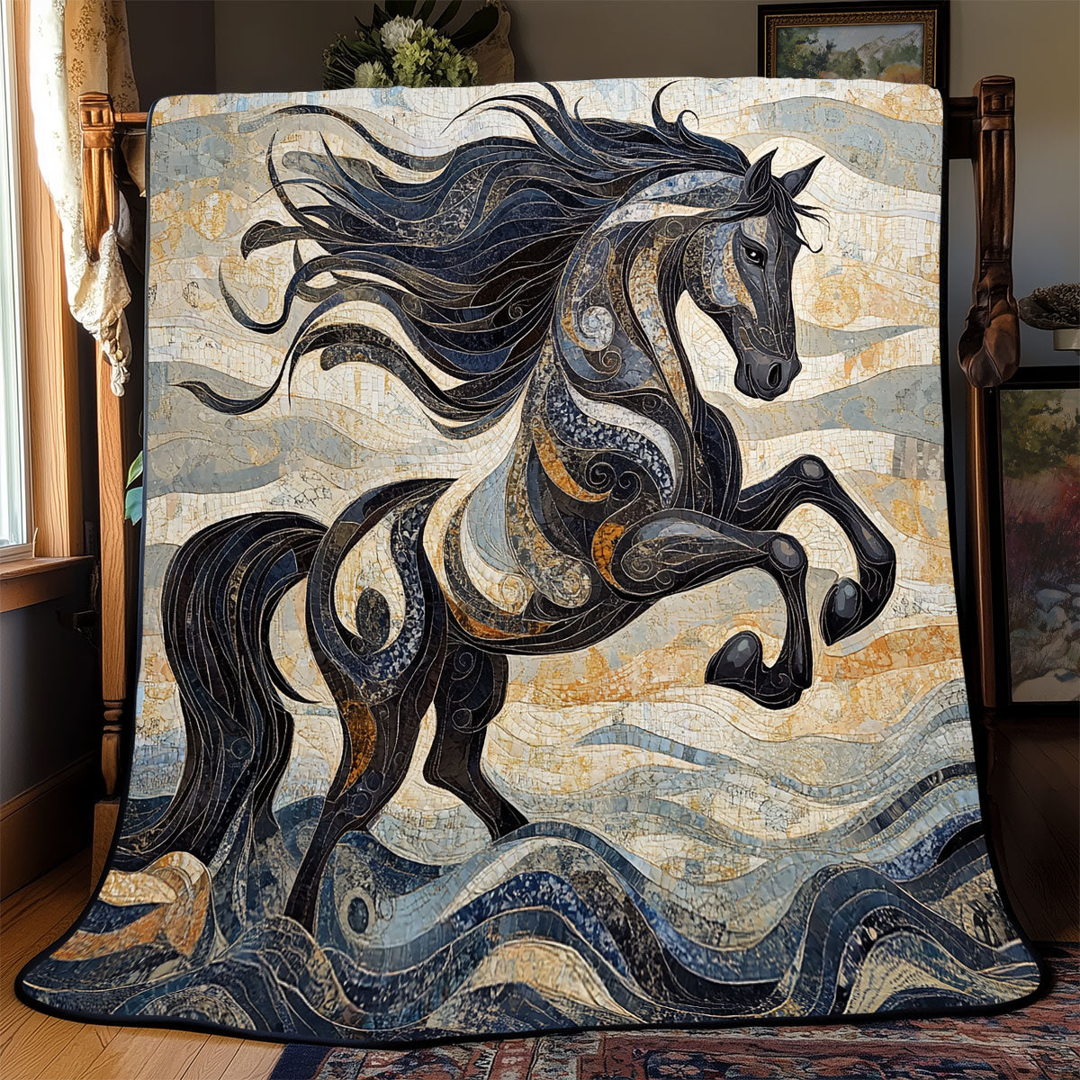Majestic Horse Steppdecke