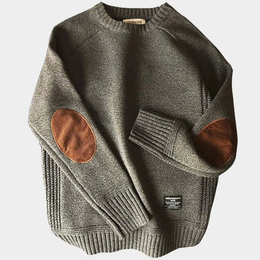 Frendorf | -Winterpullover für Männer mit Ellbogenpatches