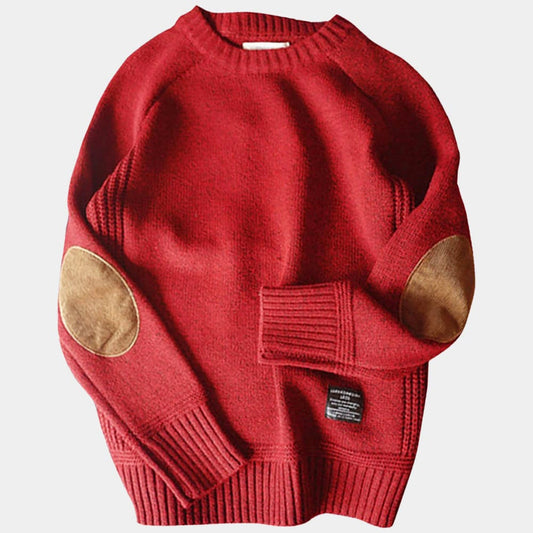 Frendorf | -Winterpullover für Männer mit Ellbogenpatches