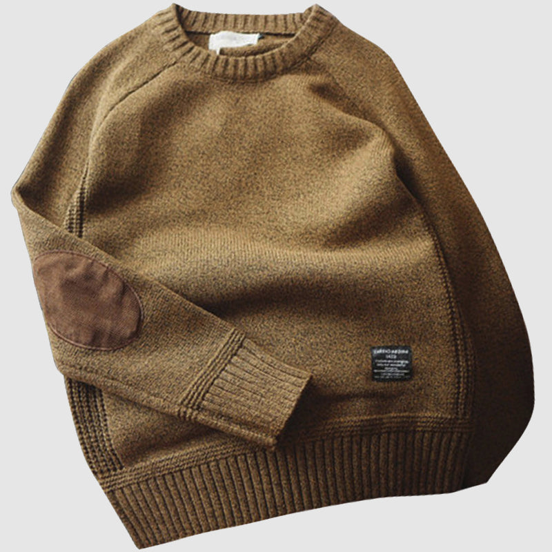 Frendorf | -Winterpullover für Männer mit Ellbogenpatches