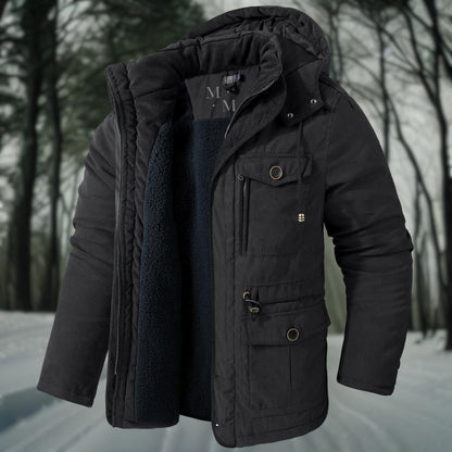 Frendorf | warme Parka-Jacke für Herren mit Kapuze