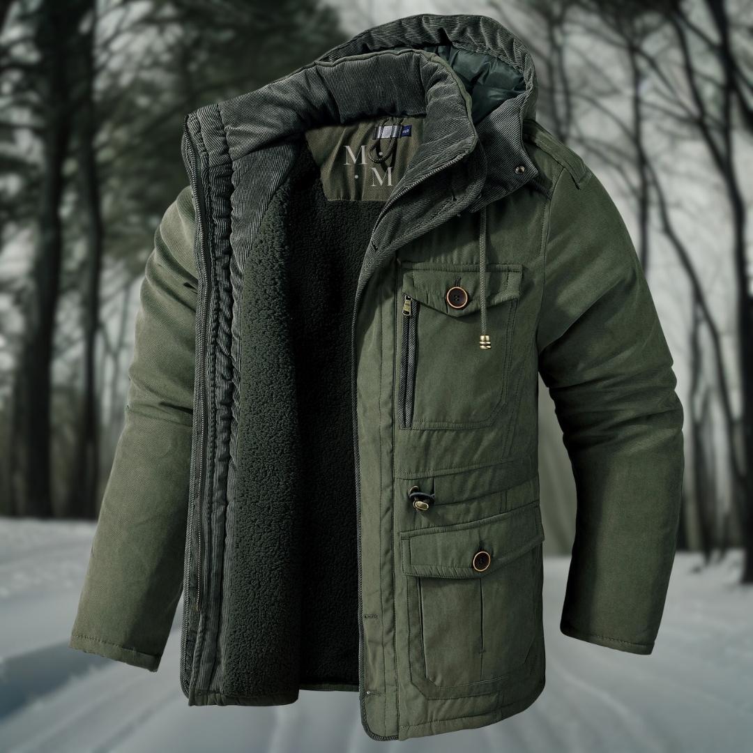 Frendorf | warme Parka-Jacke für Herren mit Kapuze