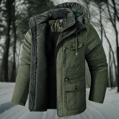 Frendorf | warme Parka-Jacke für Herren mit Kapuze