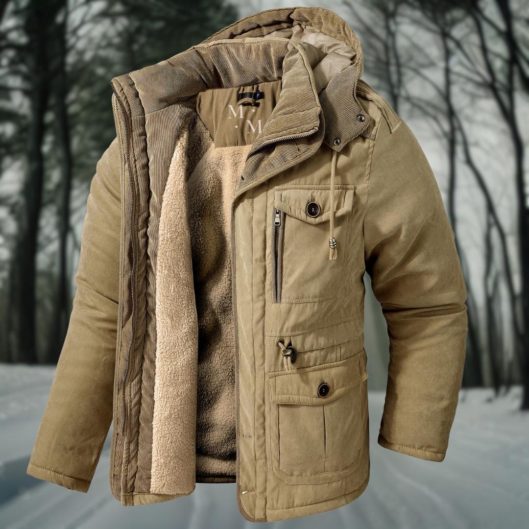 Frendorf | warme Parka-Jacke für Herren mit Kapuze