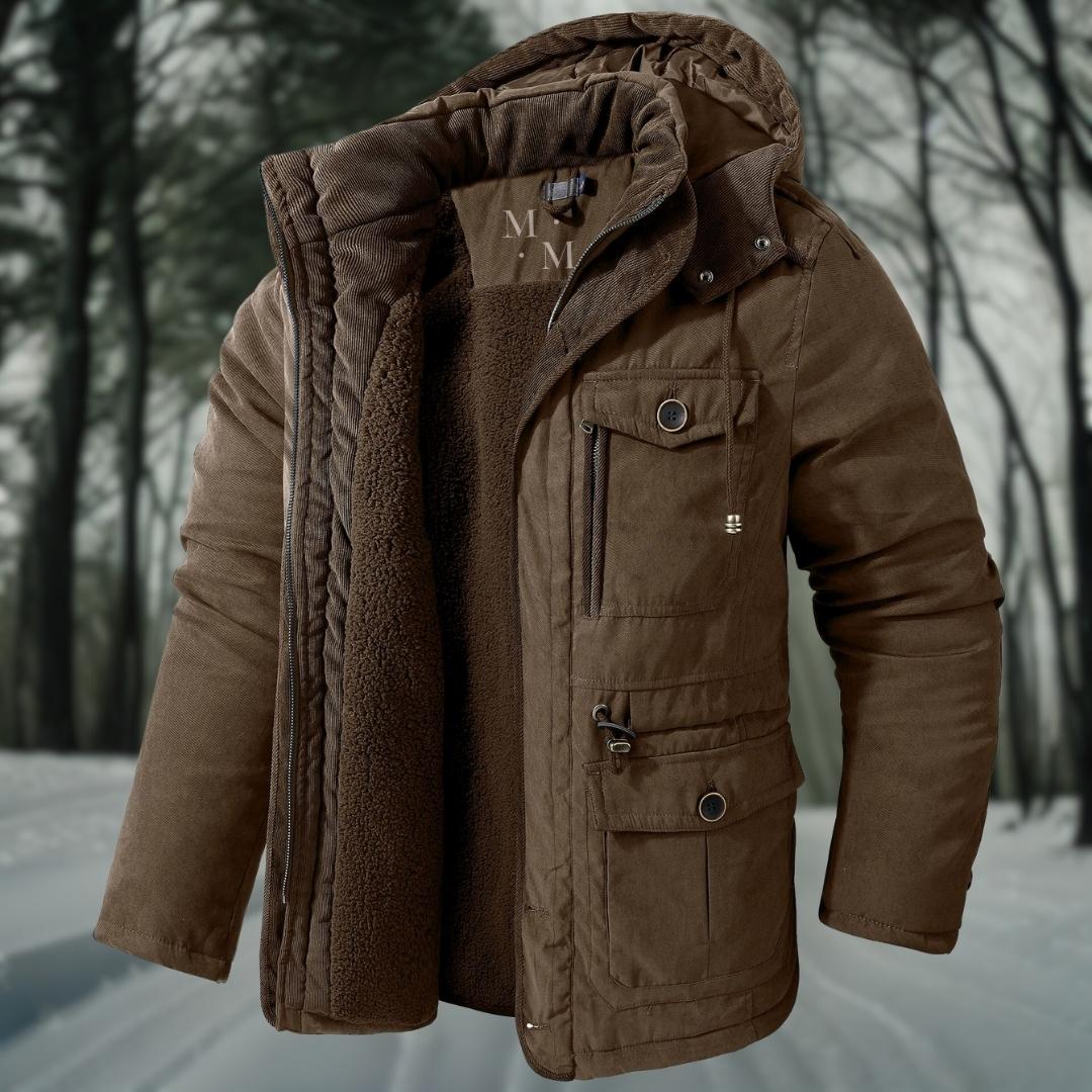Frendorf | warme Parka-Jacke für Herren mit Kapuze