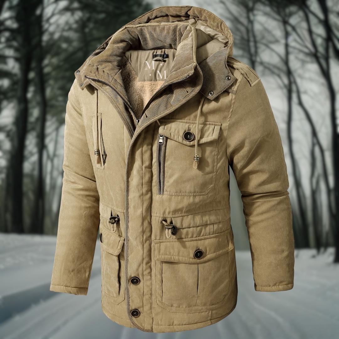 Frendorf | warme Parka-Jacke für Herren mit Kapuze