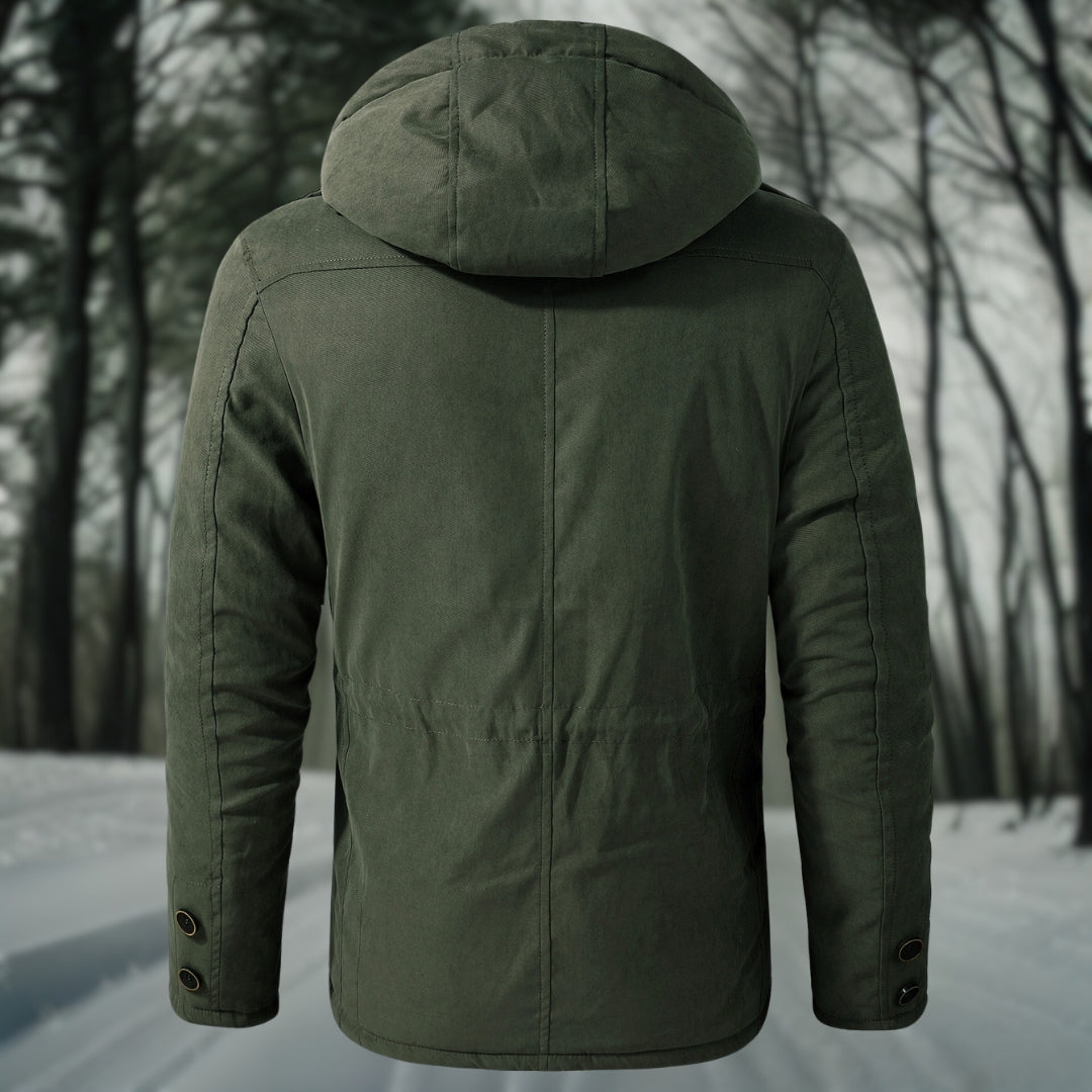 Frendorf | warme Parka-Jacke für Herren mit Kapuze