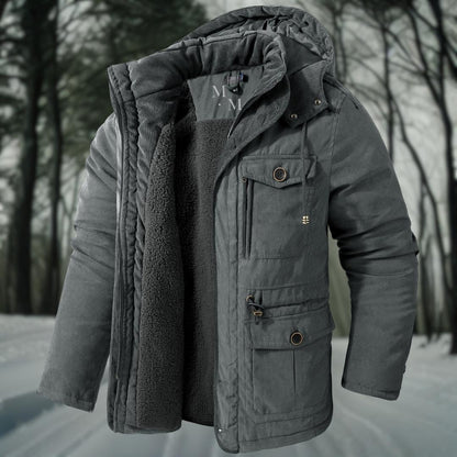 Frendorf | warme Parka-Jacke für Herren mit Kapuze