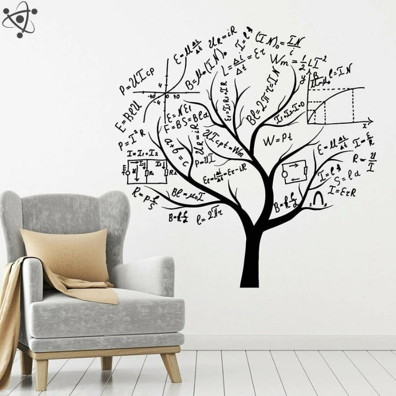 Math Tree Wandaufkleber