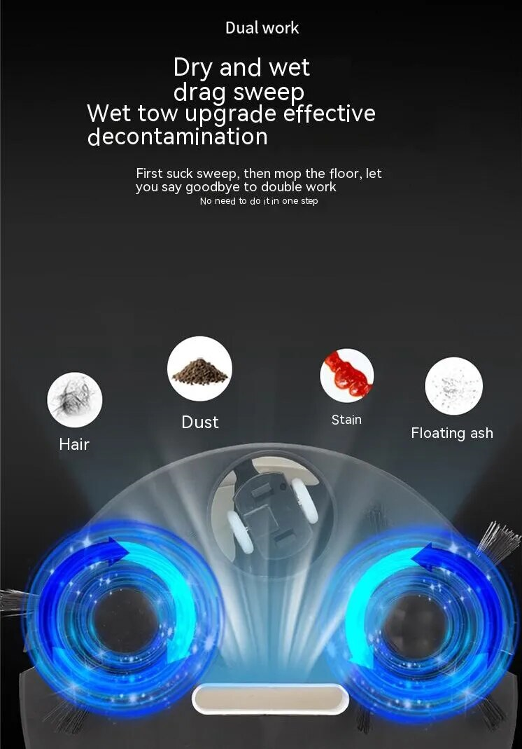 Frendorf |  Mini-Roboterstaubsauger | All-in-one Intelligente Maschine