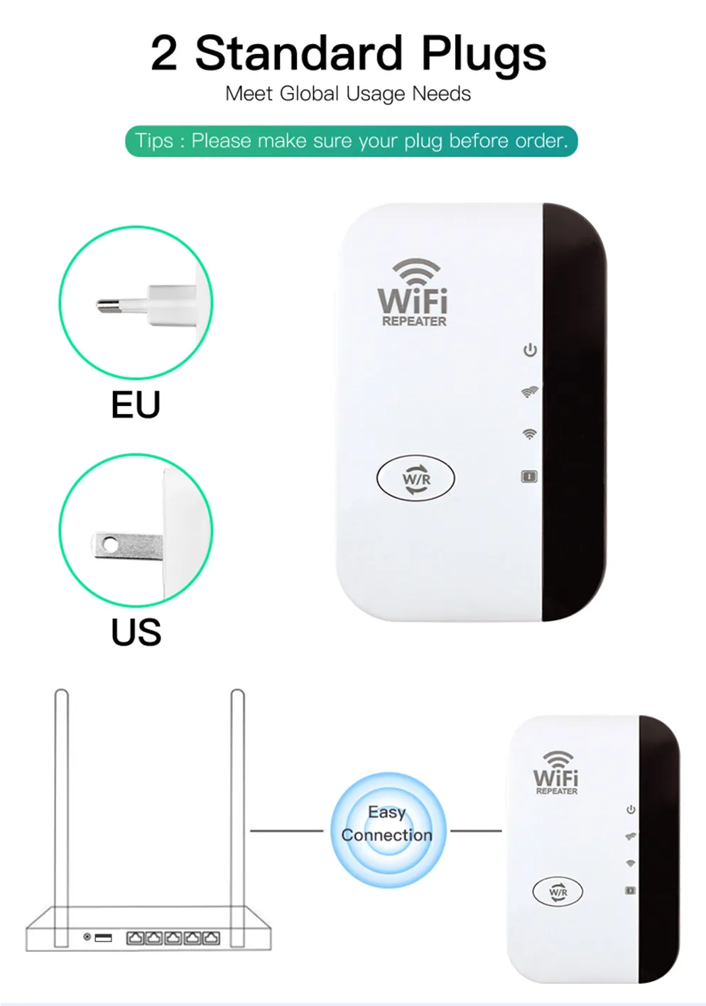Frendorf |  WiFi Booster | Externer WiFi-Repeater