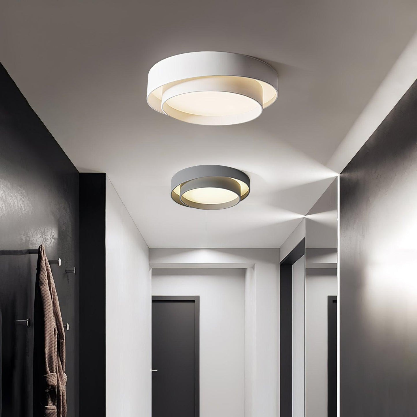 Frendorf | LuxeMelody Moderne LED Deckenleuchte | Elegantes Design | Energiesparende Beleuchtung für Zuhause