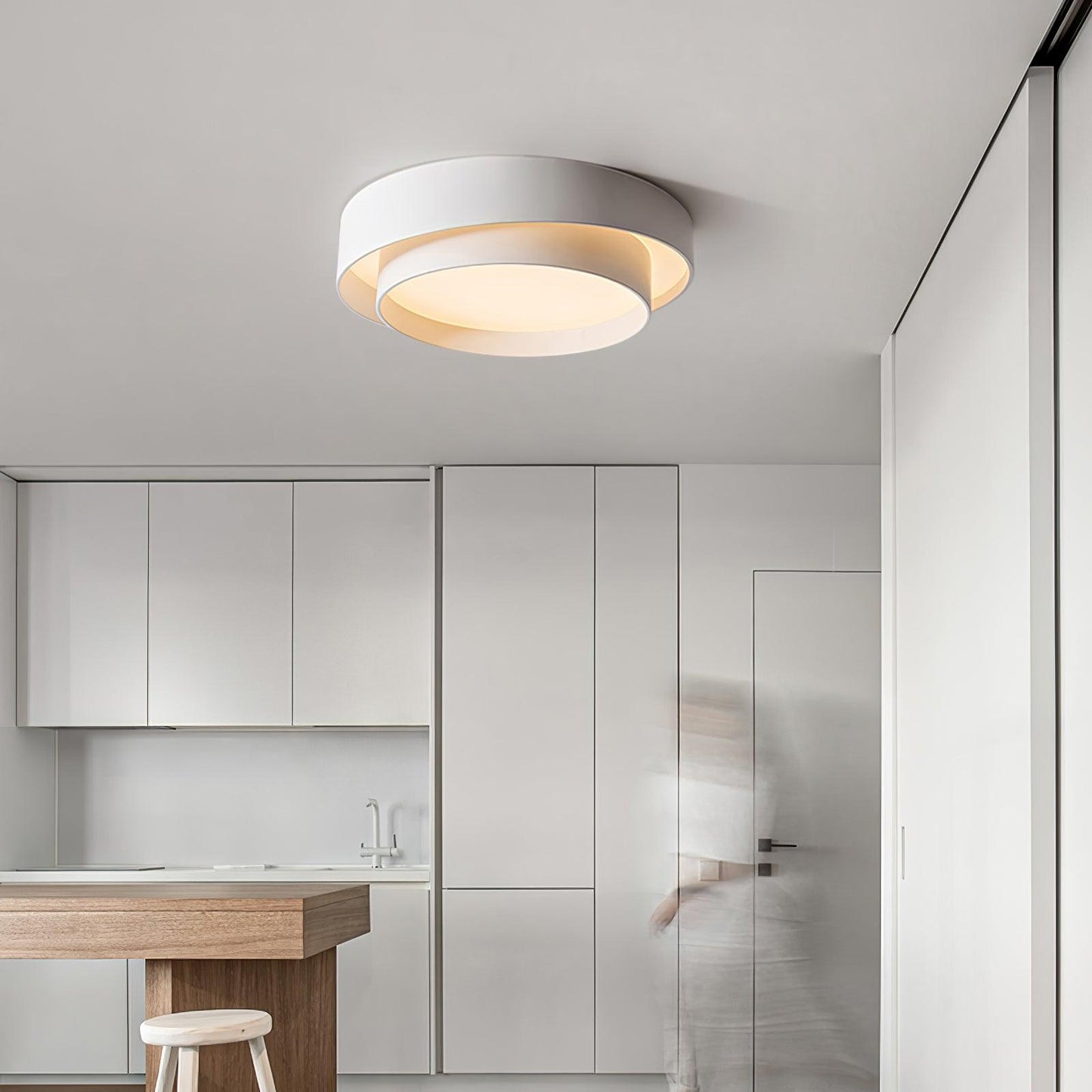 Frendorf | LuxeMelody Moderne LED Deckenleuchte | Elegantes Design | Energiesparende Beleuchtung für Zuhause