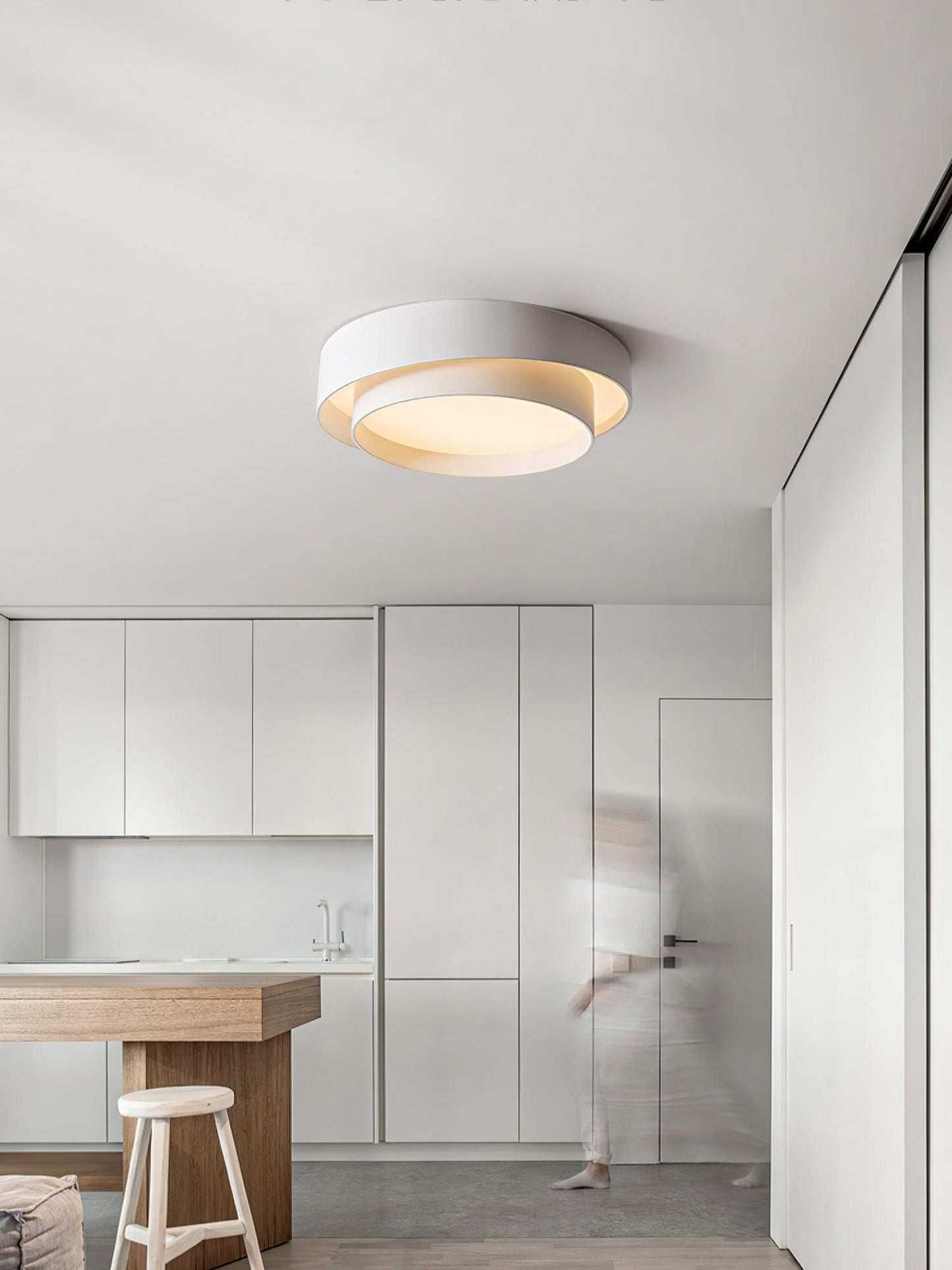 Frendorf | LuxeMelody Moderne LED Deckenleuchte | Elegantes Design | Energiesparende Beleuchtung für Zuhause