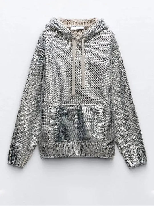 Frendorf | Metallischer Pullover für Frauen