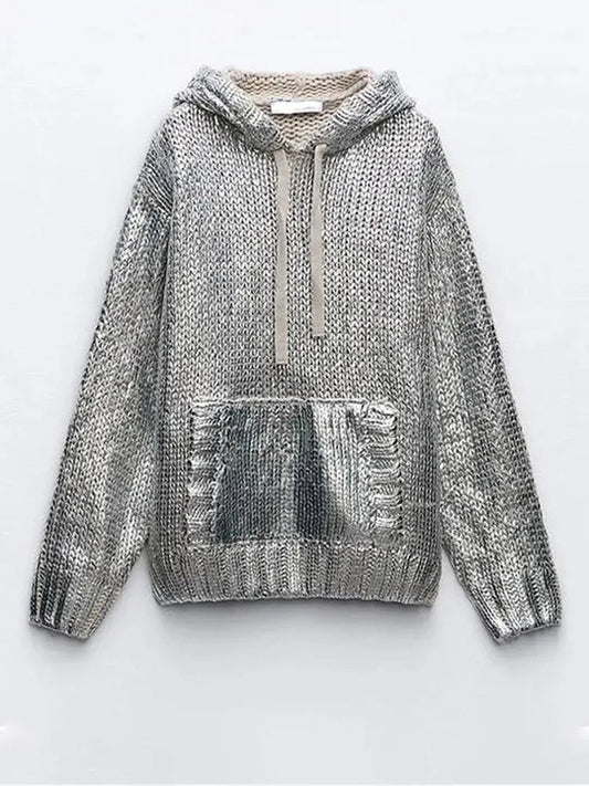 Frendorf | Metallischer Pullover für Frauen