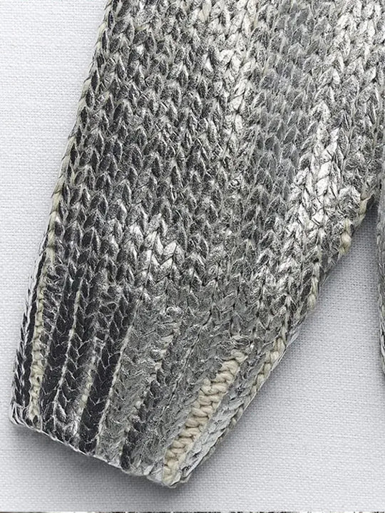 Frendorf | Metallischer Pullover für Frauen