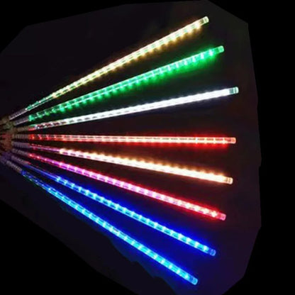 Frendorf | Meteorregen LED Lichterkette | Weihnachtsbeleuchtung Außen