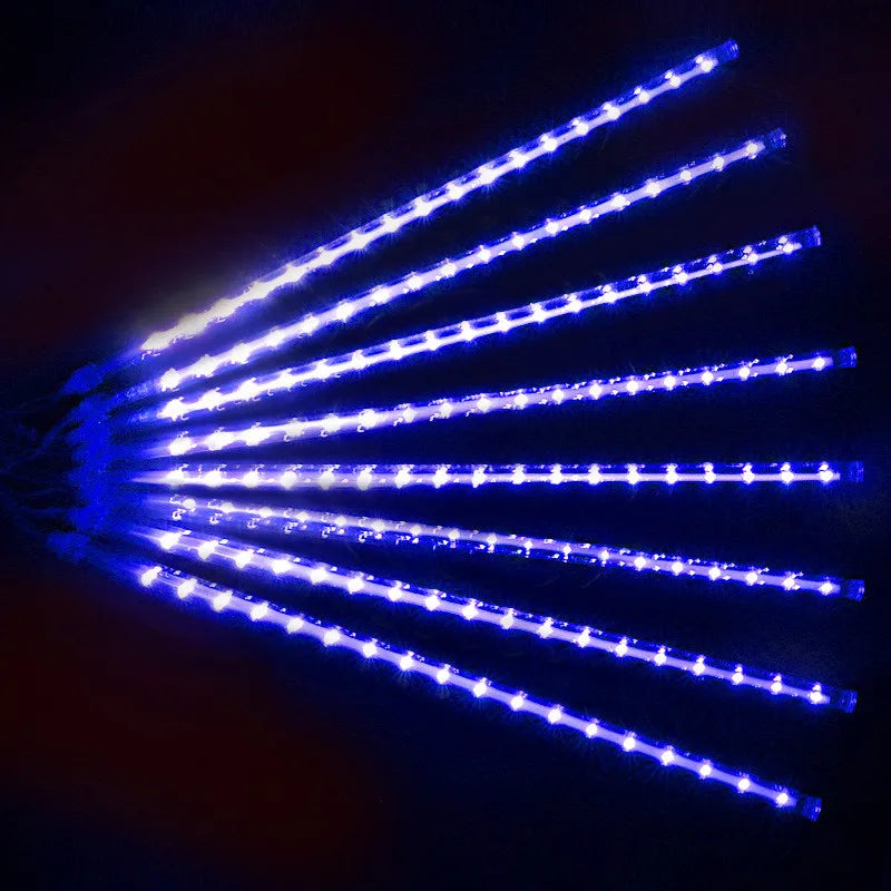 Frendorf | Meteorregen LED Lichterkette | Weihnachtsbeleuchtung Außen