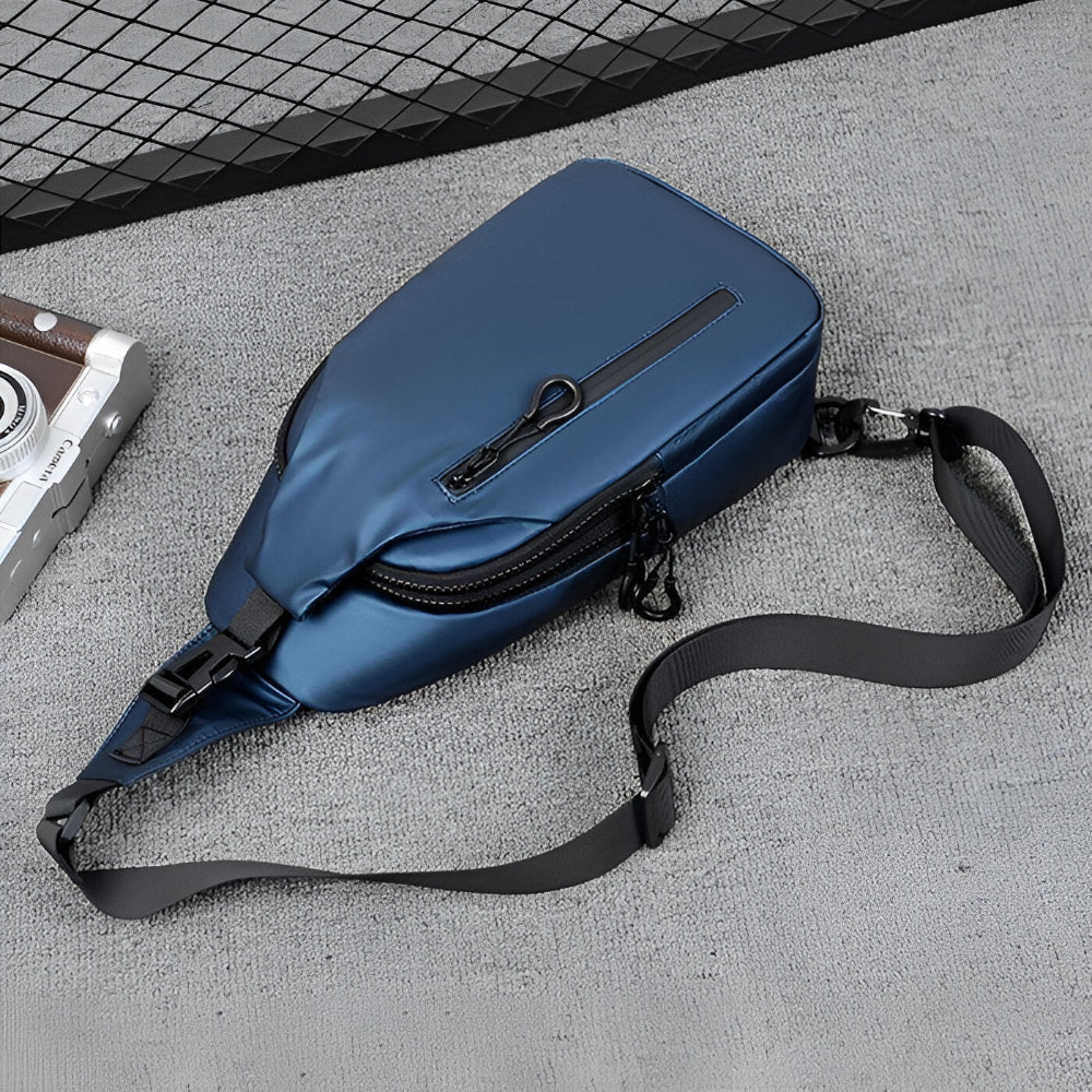 Frendorf | MetroFlex Crossbody Bag - Verstellbare Cross Body Bag Men - Modische Crossbody Bag Schwarz