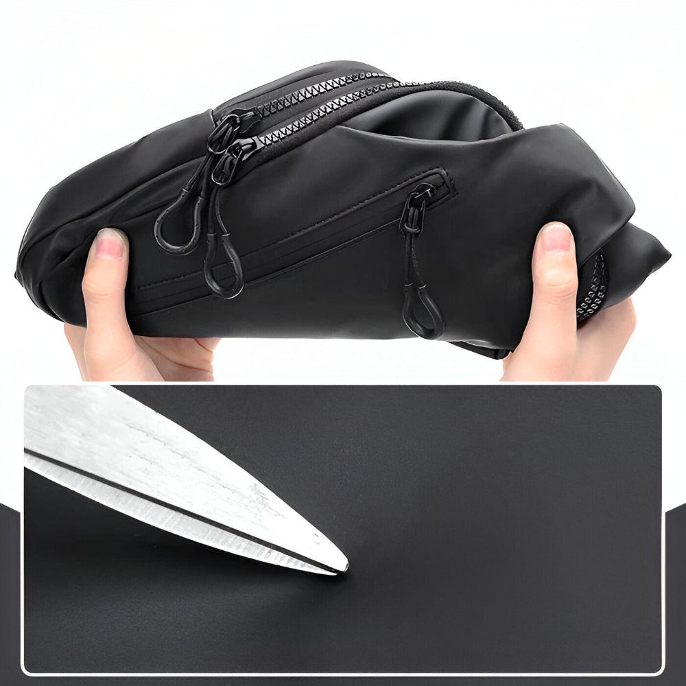 Frendorf | MetroFlex Crossbody Bag - Verstellbare Cross Body Bag Men - Modische Crossbody Bag Schwarz