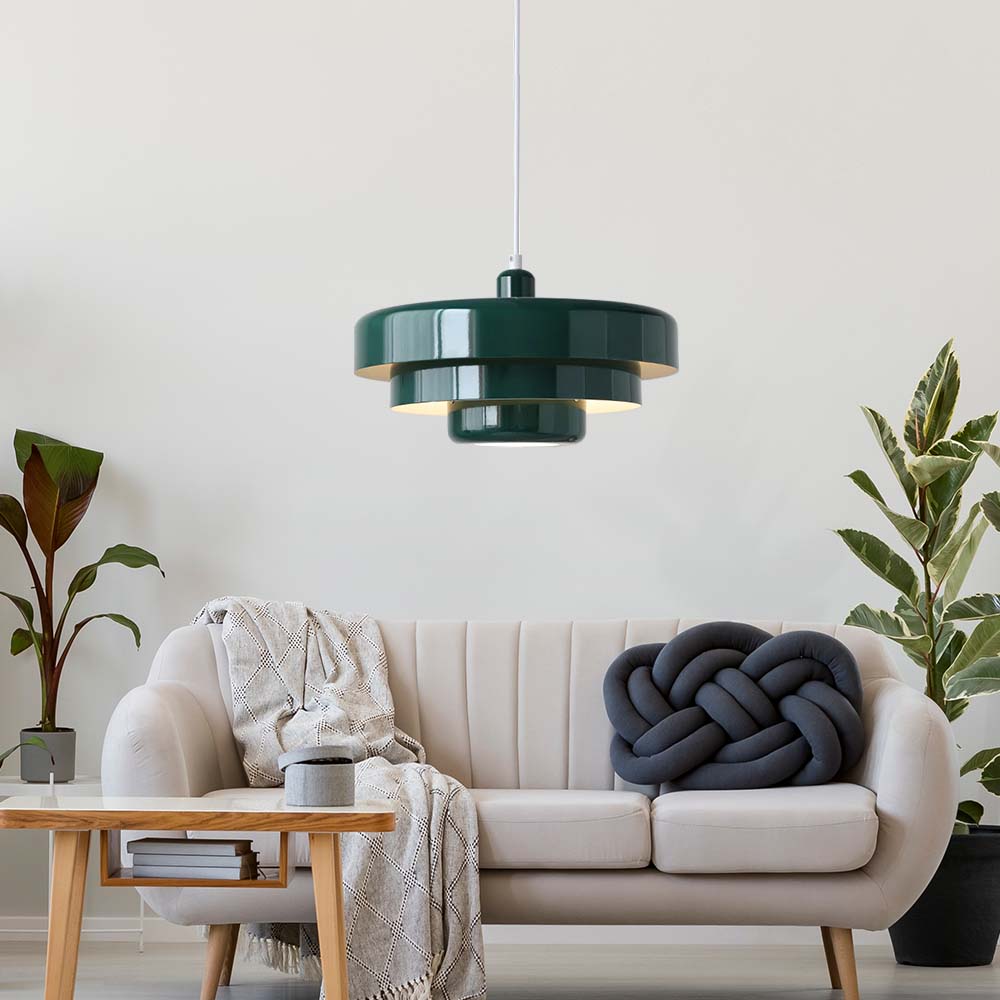 Frendorf | Midden-eeuwse Bauhaus IJzeren Hanglamp - Iconisch Ontwerp met Verstelbare Lengte