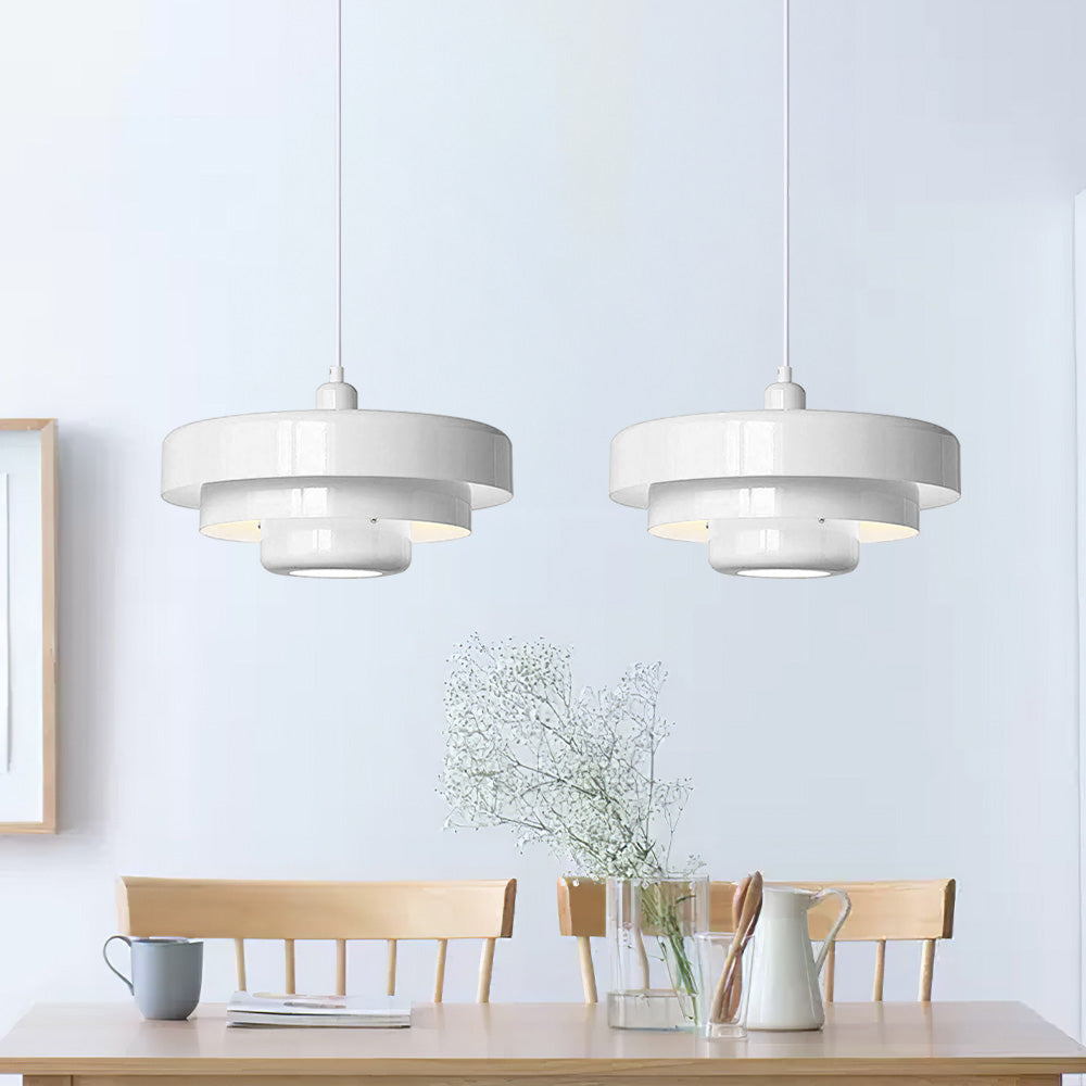 Frendorf | Midden-eeuwse Bauhaus IJzeren Hanglamp - Iconisch Ontwerp met Verstelbare Lengte