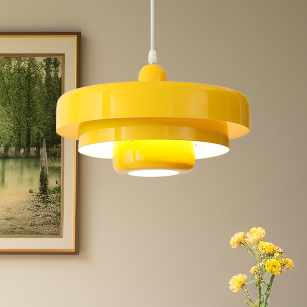 Frendorf | Midden-eeuwse Bauhaus IJzeren Hanglamp - Iconisch Ontwerp met Verstelbare Lengte