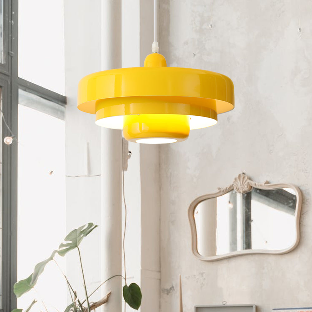 Frendorf | Midden-eeuwse Bauhaus IJzeren Hanglamp - Iconisch Ontwerp met Verstelbare Lengte