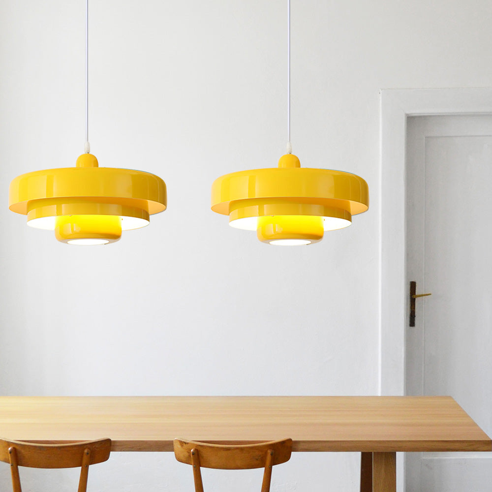 Frendorf | Midden-eeuwse Bauhaus IJzeren Hanglamp - Iconisch Ontwerp met Verstelbare Lengte