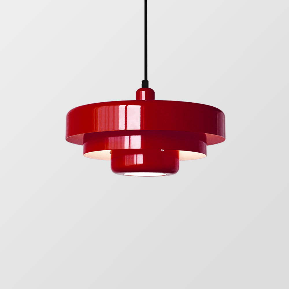Frendorf | Midden-eeuwse Bauhaus IJzeren Hanglamp - Iconisch Ontwerp met Verstelbare Lengte