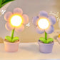 Frendorf | BloomAura – Elegante kleine Tischlampe mit Blumendesign für sanfte Beleuchtung