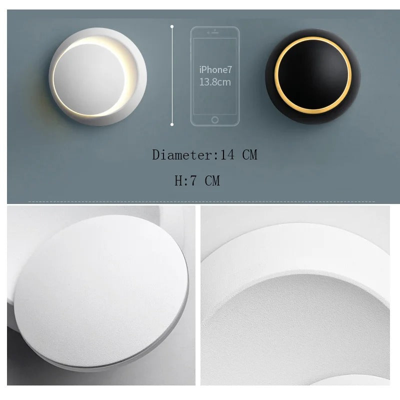 Minimalistisches Orb-Design-Wandleuchte