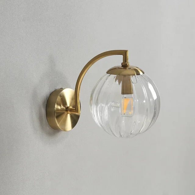 Frendorf | CrystalLux Moderne Glas Wandlampe | Elegante Applikation | Stilvolle Wandbeleuchtung für Zuhause