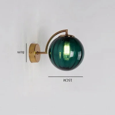 Frendorf | CrystalLux Moderne Glas Wandlampe | Elegante Applikation | Stilvolle Wandbeleuchtung für Zuhause