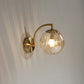 Frendorf | CrystalLux Moderne Glas Wandlampe | Elegante Applikation | Stilvolle Wandbeleuchtung für Zuhause
