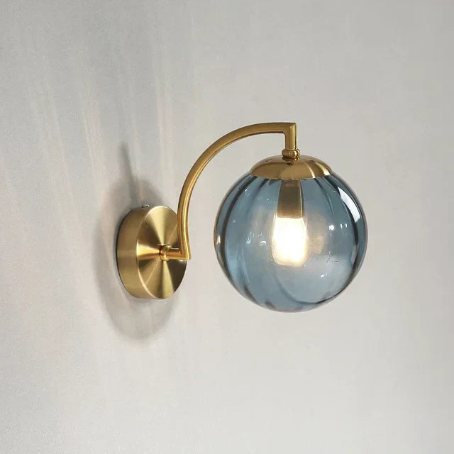 Frendorf | CrystalLux Moderne Glas Wandlampe | Elegante Applikation | Stilvolle Wandbeleuchtung für Zuhause