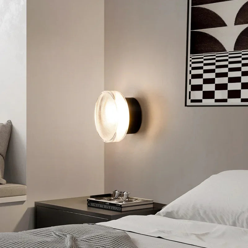 Frendorf | OrbixGlow Runde Moderne Wandlampe | Elegantes Lichtdesign | Dimmbare 3-Farb-Option