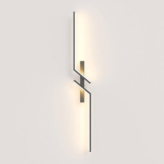 Kreative LED Wandlampe mit Streifen-Design | Modernes Design und dimmbares Licht in 3 Farben